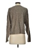 Dex Metallic Gray Pullover Sweater Size S - photo 2