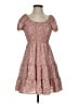 Altar'd State 100% Polyester Hearts Brown Casual Dress Size XS - photo 1
