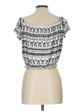 H&M Loves Coachella Short Sleeve Blouse (view 2)