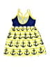 Sunshine Swing Print Yellow Dress Size 4 - photo 2
