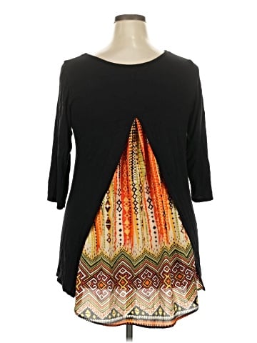 Kim & Cami 3/4 Sleeve Top (view 2)