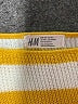 H&M 100% Acrylic Stripes Yellow Pullover Sweater Size 14 - photo 3