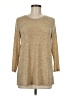 Logo Layers Tan 3/4 Sleeve Top Size M - photo 1