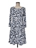 Roz & Ali Paisley Blue Casual Dress Size M - photo 1