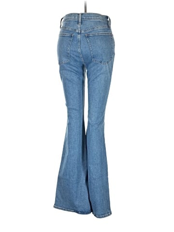 Madewell Skinny Flare Jeans in Fairson Wash (view 2)