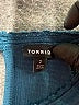 Torrid Teal Short Sleeve Top Size 2X Plus (2) - photo 7