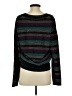 Moth Stripes Black Pullover Sweater Size S - photo 2