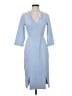 L.K. Bennett Blue Casual Dress Size 2 - photo 1