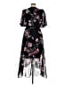 Eliza J 100% Polyester Floral Black Cocktail Dress Size 14 - photo 2