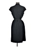 Connected Apparel Solid Black Casual Dress Size 8 - photo 2