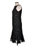 Chaps 100% Polyester Polka Dots Black Cocktail Dress Size 10 - photo 5