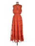 1.State 100% Polyester Paisley Orange Casual Dress Size L - photo 1