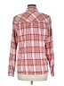 J.Crew 100% Cotton Plaid Pink Long Sleeve Button-Down Shirt Size 10 - photo 2