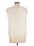 1.State 100% Polyester Ivory Sleeveless Blouse Size M - photo 2