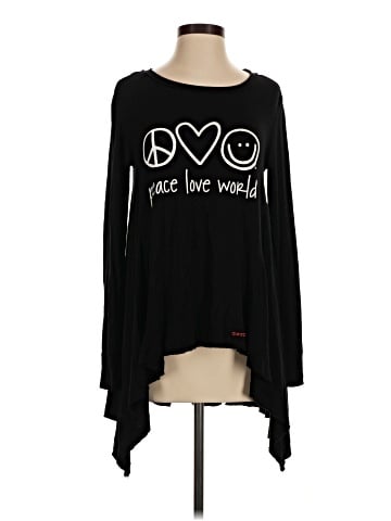 Peace Love World Long Sleeve T-Shirt (view 1)