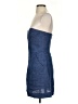 Milly 100% Linen Solid Blue Cocktail Dress Size 2 - photo 5