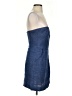 Milly 100% Linen Solid Blue Cocktail Dress Size 2 - photo 4