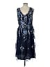 Alex Evenings 100% Polyester Blue Cocktail Dress Size 12 - photo 2