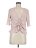 Express 100% Polyester Pink 3/4 Sleeve Blouse Size M - photo 1