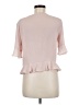 Express 100% Polyester Pink 3/4 Sleeve Blouse Size M - photo 2