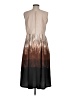 Calvin Klein 100% Polyester Graphic Brown Cocktail Dress Size 6 - photo 2