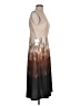 Calvin Klein 100% Polyester Graphic Brown Cocktail Dress Size 6 - photo 4