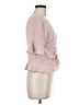 Express 100% Polyester Pink 3/4 Sleeve Blouse Size M - photo 4
