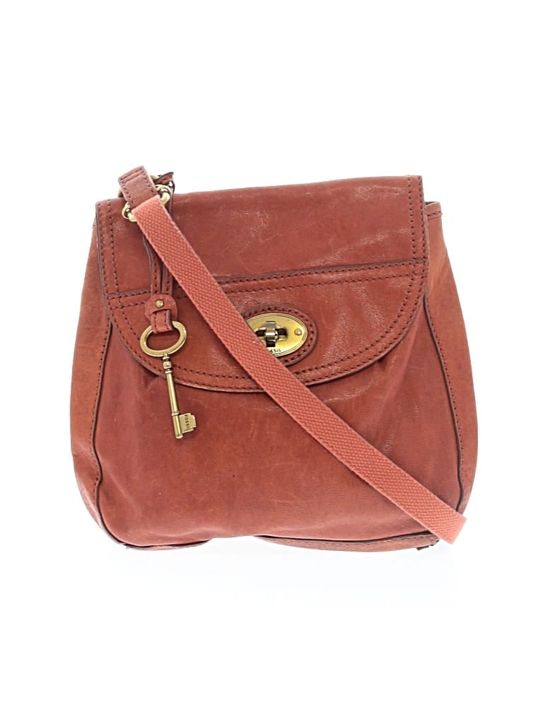 Pre-owned Fossil Crossbody Bag In Brown