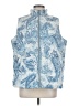 Isaac Mizrahi LIVE! Paisley Blue Denim Vest Size M - photo 1