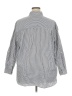 Gloria Vanderbilt Stripes Gray Long Sleeve Button-Down Shirt Size XXL - photo 2