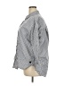 Gloria Vanderbilt Stripes Gray Long Sleeve Button-Down Shirt Size XXL - photo 5