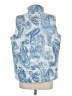 Isaac Mizrahi LIVE! Paisley Blue Denim Vest Size M - photo 2