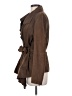 Tommy Bahama Solid Brown Trenchcoat Size XS - photo 5