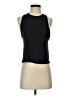 Athleta 100% Polyester Black Sleeveless T-Shirt Size S - photo 1