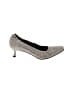 Donald J Pliner Gray Heels Size 8 1/2 - photo 1