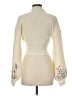 Cider Floral Ivory Turtleneck Sweater Size M - photo 2
