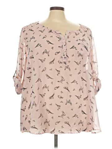 Torrid 3/4 Sleeve Blouse (view 1)