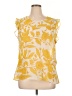 CAbi 100% Polyester Yellow Sleeveless Blouse Size XL - photo 1