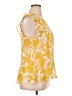 CAbi 100% Polyester Yellow Sleeveless Blouse Size XL - photo 4