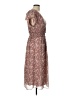 Max Studio 100% Polyester Paisley Brown Casual Dress Size L - photo 4
