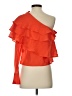 Line & Dot 100% Polyester Orange Sleeveless Top Size XS - photo 2