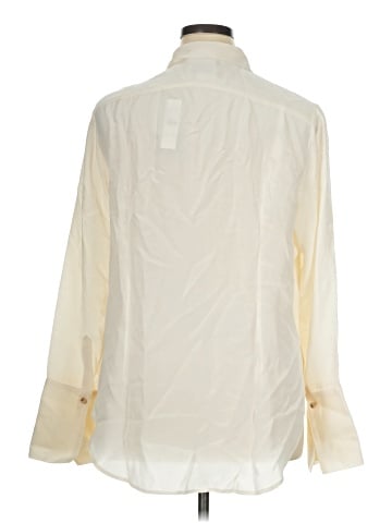 J.Crew Collection Long Sleeve Silk Top (view 2)