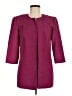 Leslie Fay 100% Polyester Burgundy Coat Size 8 - photo 1