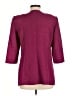 Leslie Fay 100% Polyester Burgundy Coat Size 8 - photo 2