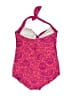 Boden Paisley Floral Tropical Pink One Piece Swimsuit Size 14 - photo 2