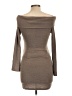 Pink Blush Brown Casual Dress Size L - photo 2