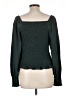 Madewell 100% Polyester Green Long Sleeve Blouse Size L - photo 2