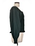 Madewell 100% Polyester Green Long Sleeve Blouse Size L - photo 4