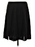 Cache 100% Polyester Solid Black Casual Skirt Size 4 - photo 2