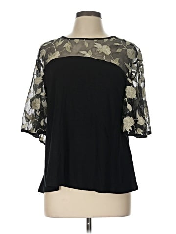 Kim & Cami Short Sleeve Blouse (view 1)